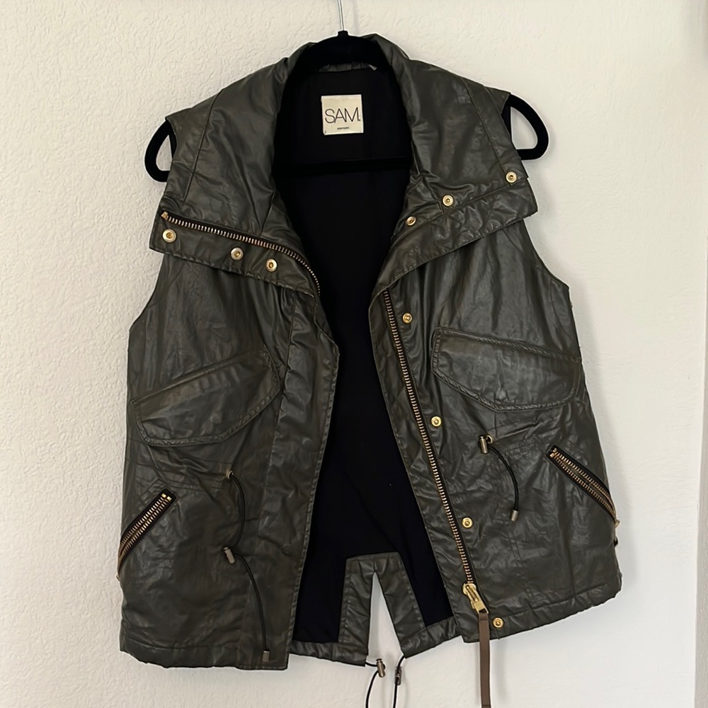 SAM. New York XS Leather Vest